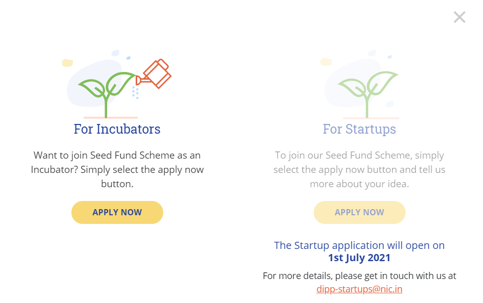 Seed fund scheme