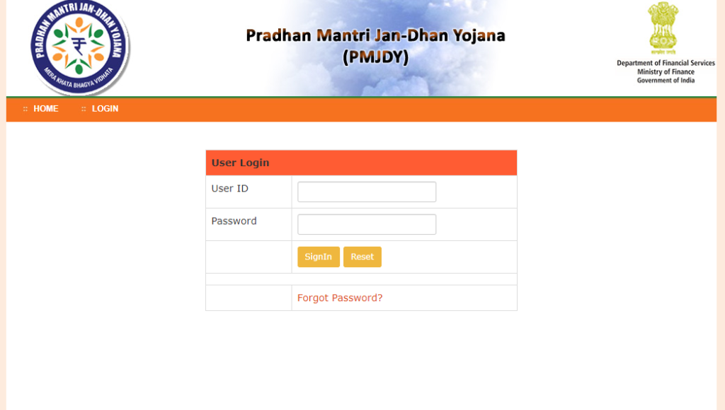 Pradhan Mantri Jan Dhan Yojana