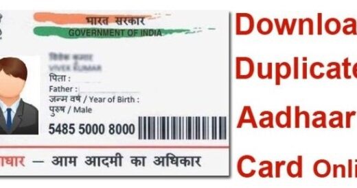 How do I get a copy of my Aadhar Card online?
