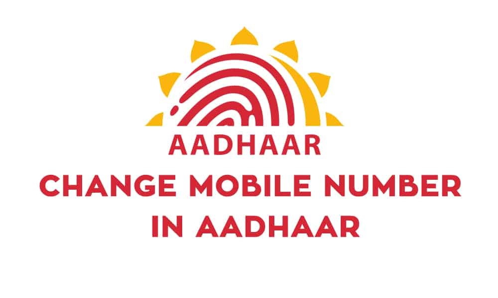 How can I add or alter the phone number on my Aadhar card?