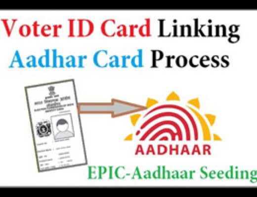 How do I connect my Aadhar card to my voter id?
