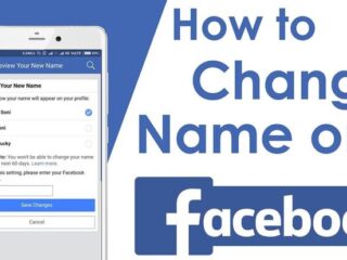How to change name on facebook app